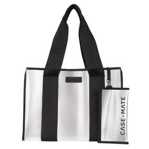 Case-Mate Jelly Tote Bag Black Silver Chrome